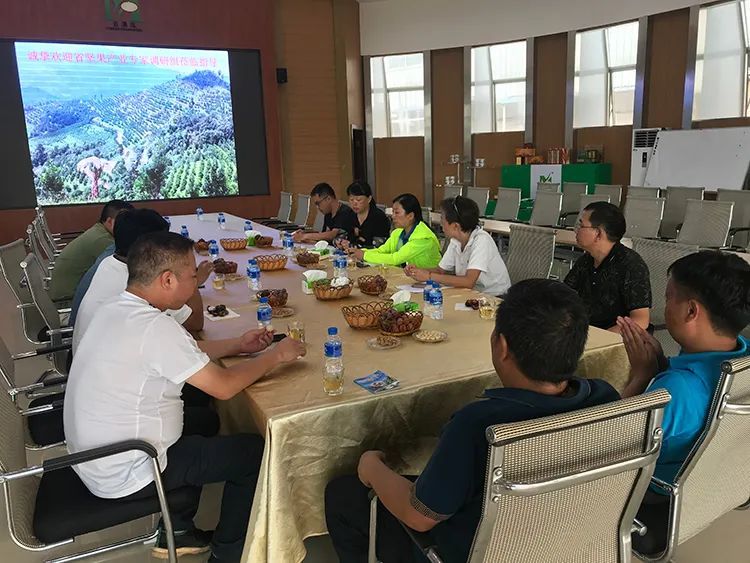 The macadamia industry joint research team came to Yunaoda for research