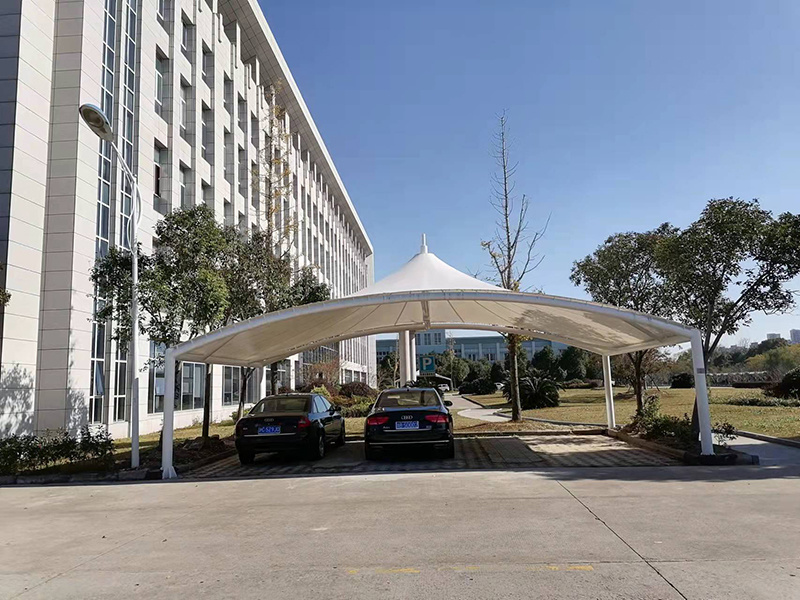 浙江寧波中源歐佳漁具公司膜結(jié)構(gòu)車棚 浙江寧波中源歐佳漁具公司膜結(jié)構(gòu)車棚