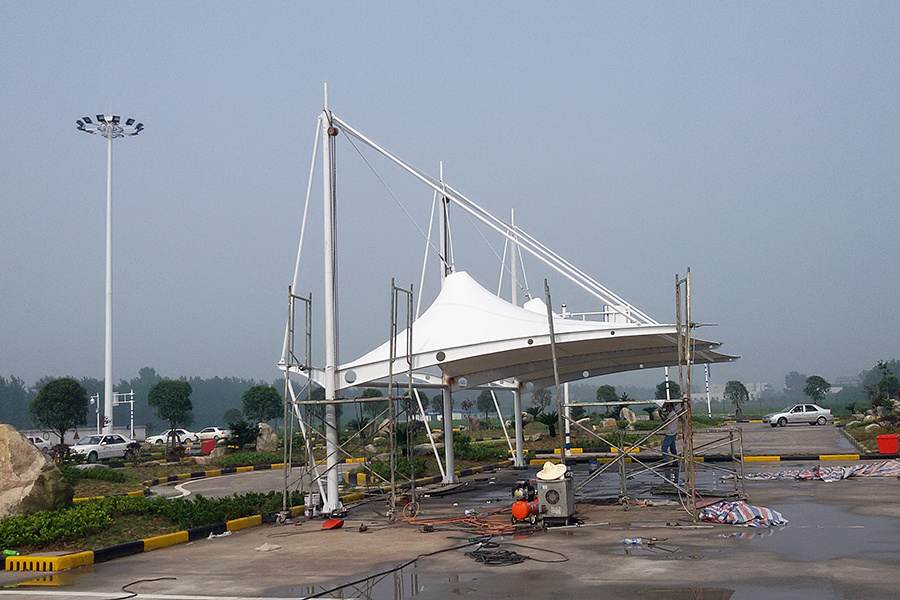 Membrane structure shed of Yongan driving school in Jingzhou, Hubei