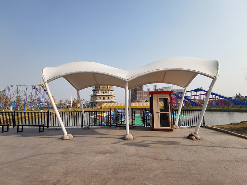 Landscape film (wharf) of Anhui Linquan Fengshen magic Valley Amusement Park