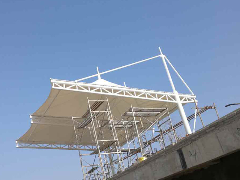 Membrane structure stand of Henan Gushi Yuanguang primary school