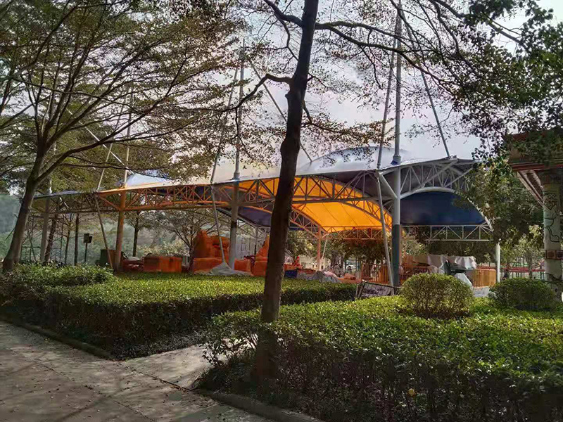 Guangxi Nanning Shimen Forest Park children's happy world landscape film