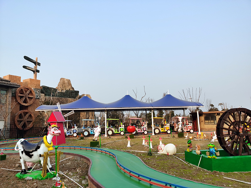 Landscape film of Anhui Linquan Fengshen magic Valley Amusement Park (happy farm)
