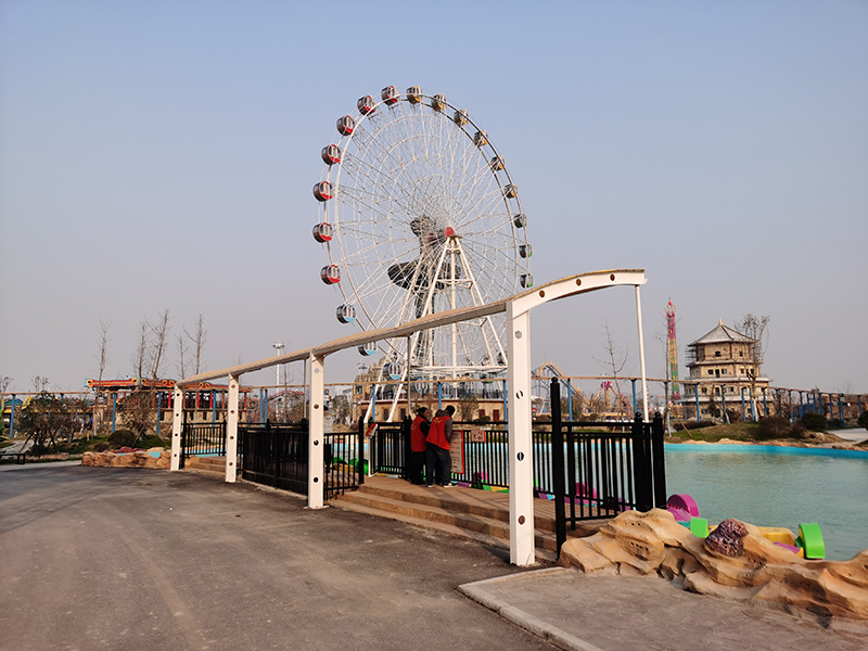 Landscape film of Anhui Linquan Fengshen magic Valley Amusement Park (hand boating)