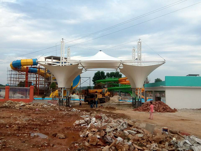 Hunan Shaodong lemanchi water park landscape film