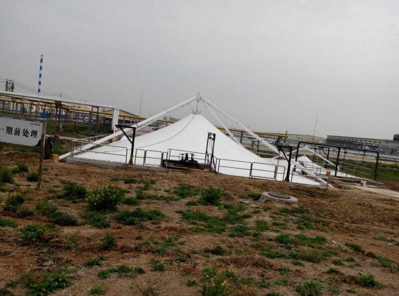 Modern animal husbandry Bengbu pasture sewage tank reverse hanging membrane