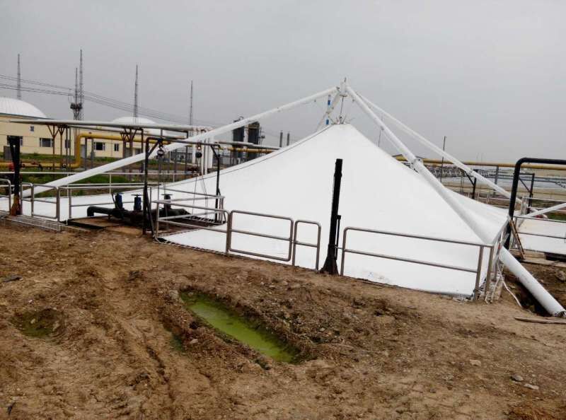 Modern animal husbandry Bengbu pasture sewage tank reverse hanging membrane