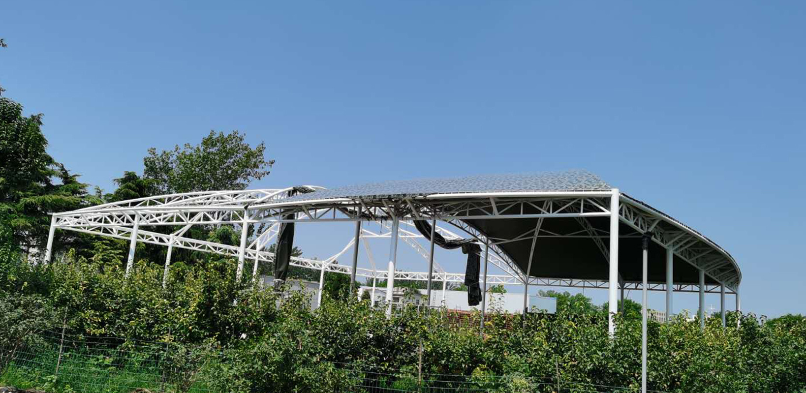 Henan Zhoukou longrun power membrane structure tennis court