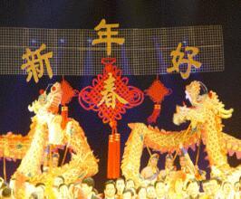 “铜梁龙”为重庆粮食系统2007年春节联欢会增光添彩