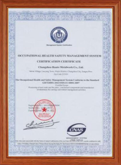 OHSAS 18001