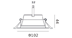 芯揚(yáng)筒燈系列