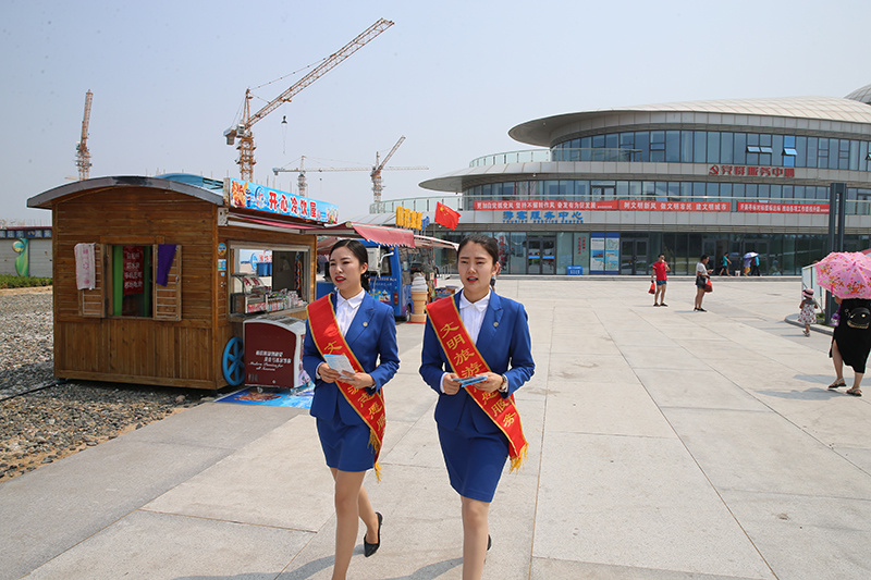 欢乐滨海 文明旅游 集团积极倡导文明旅游新风尚