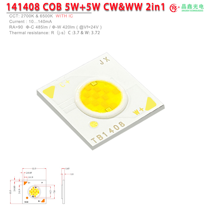 COB Led 5W+5W  High Power Led Good quolity lighting Accessories .