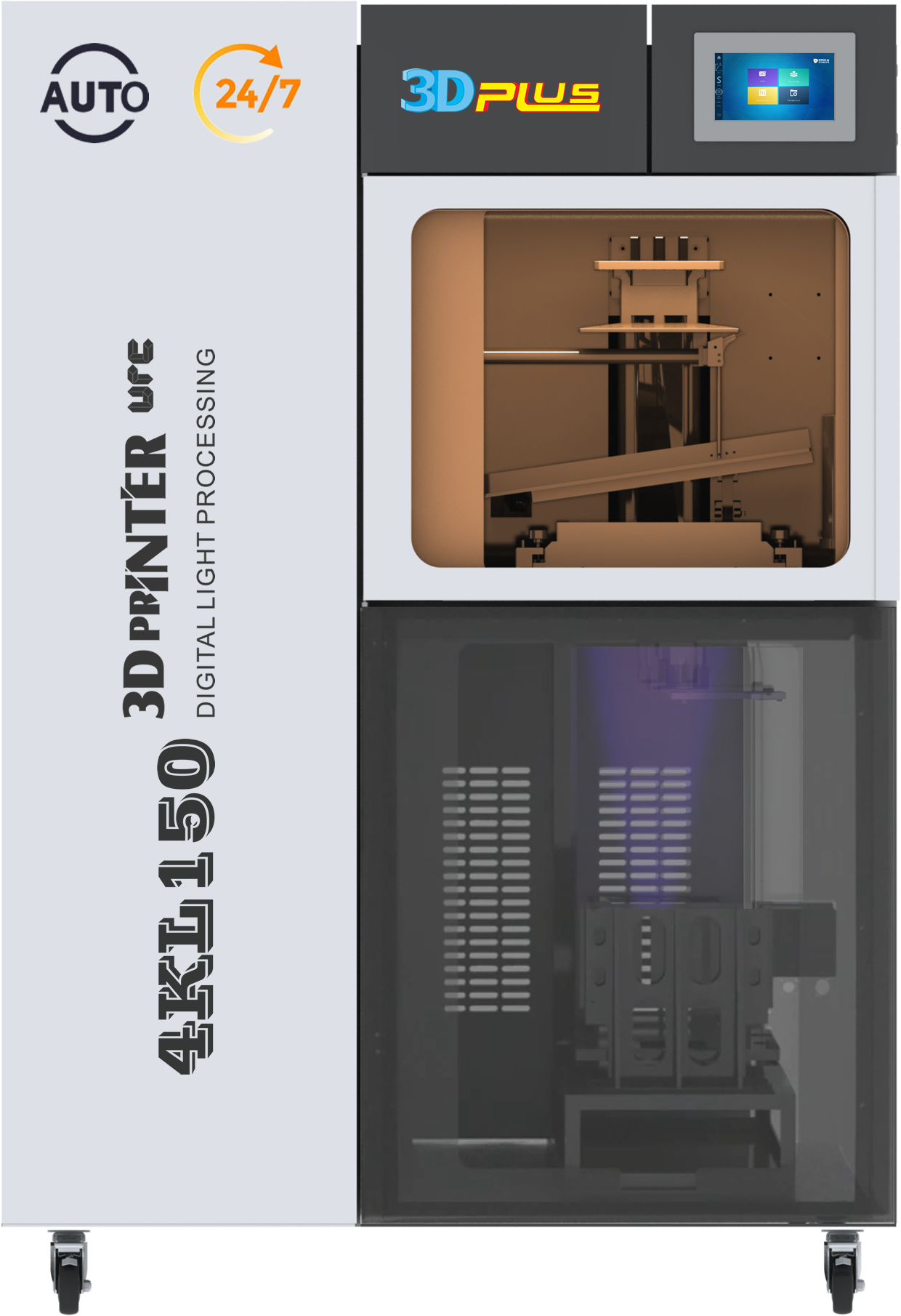 4KL150URC 7 * 24 Continuous 3D Printing of White Wax Machine Productivity Factory