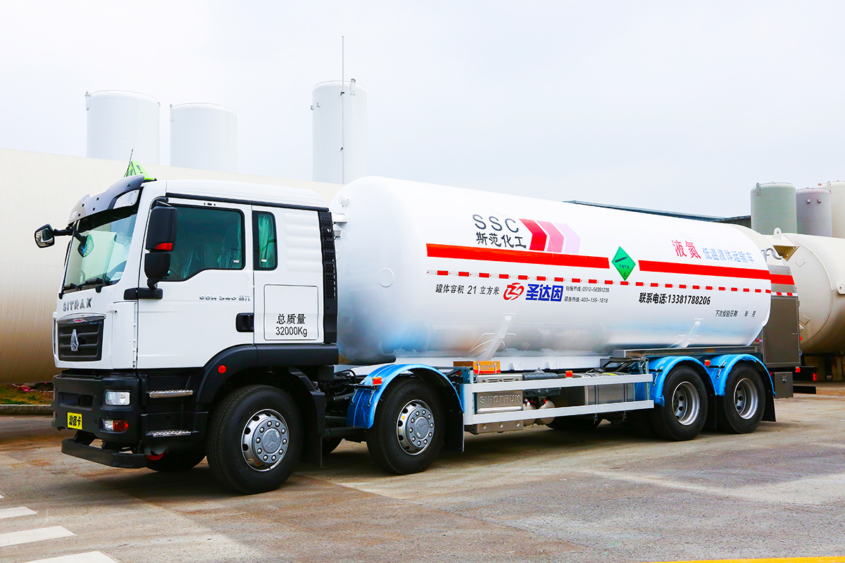 液氧、液氮、液氬、乙烯運輸車