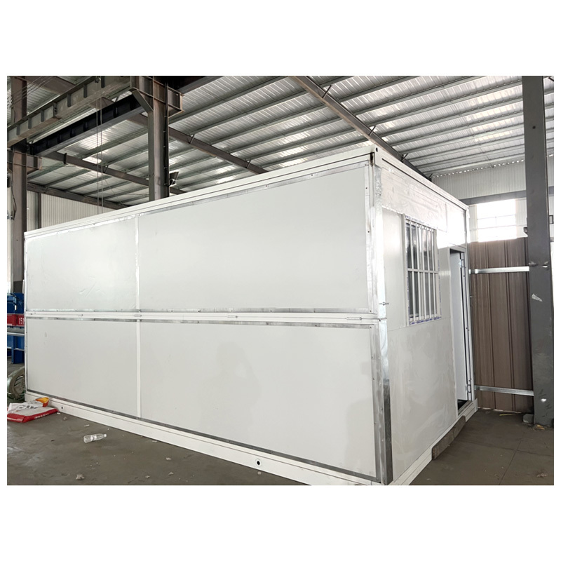 4 Minutes Fast Install Steel Portable Mobile Modular Homes Prefab Villa  Folding Container Tiny Home Temporary House Prefabricated Foldable Container  House-Long Ze wire mesh