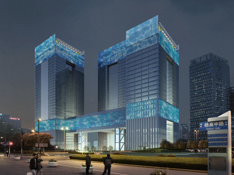 上海国际金融中心泛光照明工程
