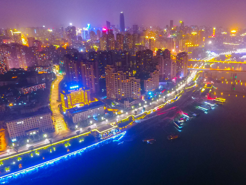 重庆江北区都市功能核心区景观照明提升工程