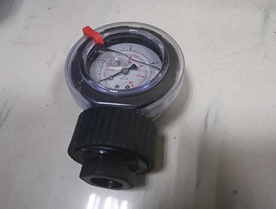 PP diaphragm pressure gauge