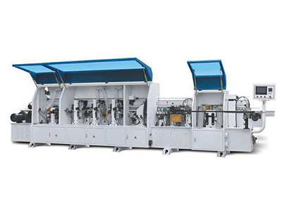What is the working process of the automatic edge banding machine?