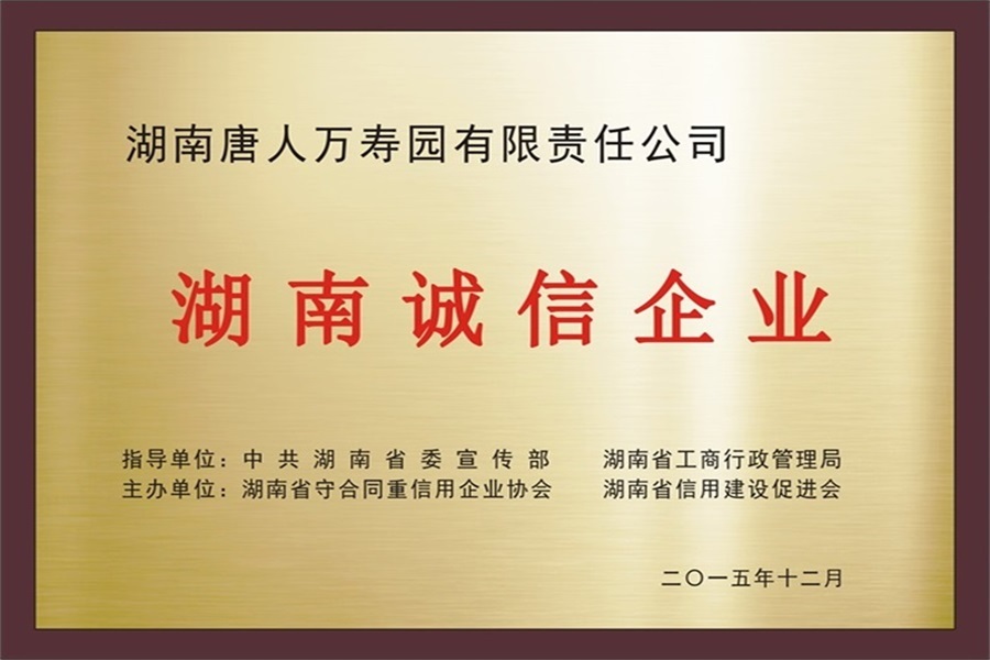 湖南诚信企业