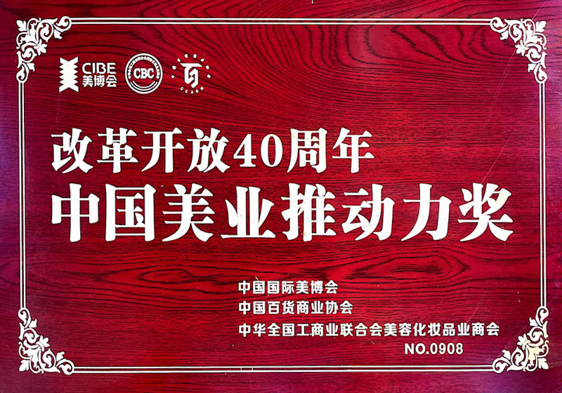 China Beauty Industry Promotion Award