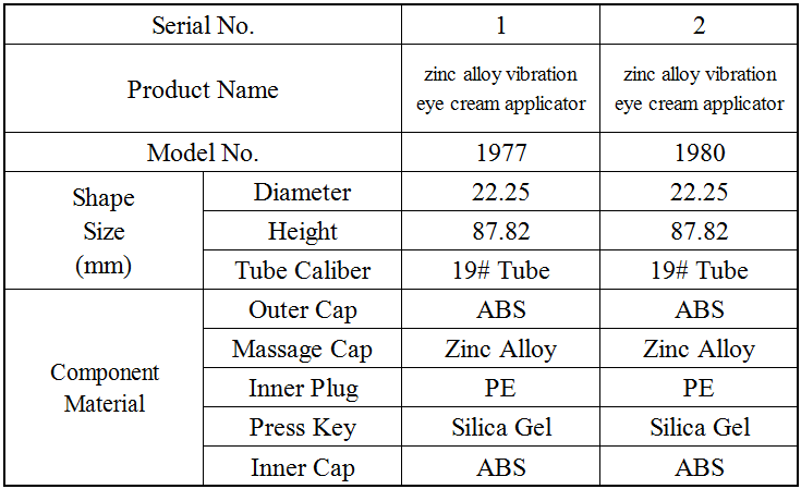 Vibrating Eye Cream Head (III)