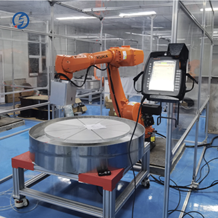 2022新設計工廠直接自動拋光設備6軸工業機械臂用于光學行業