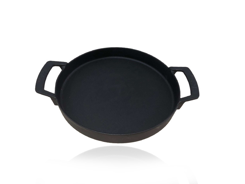 cast iron enameled pan