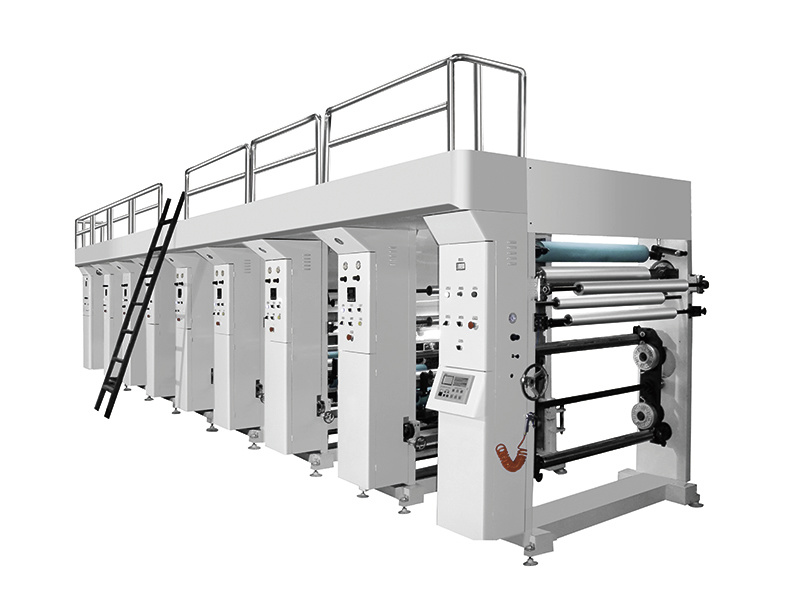 DBAY-L Middle Speed Computerized Color Register 8 Color Rotogravure Printing Machine
