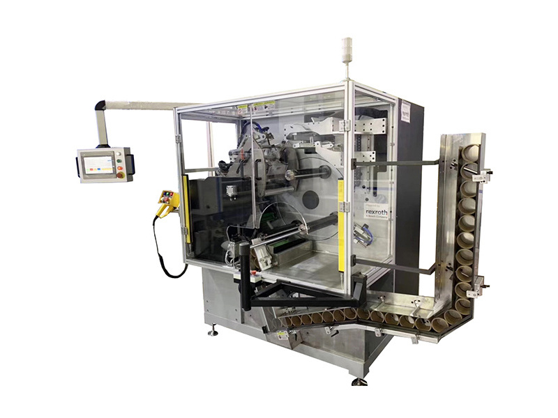 DBDG-B Type Fully Automatic 4 Spindles Glueless Non-Stop Rewinding Machine