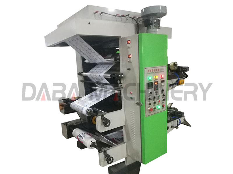 Daba DBZ Series 2 Colors Inline Flexographic Printing Machine-Connect To Extruder