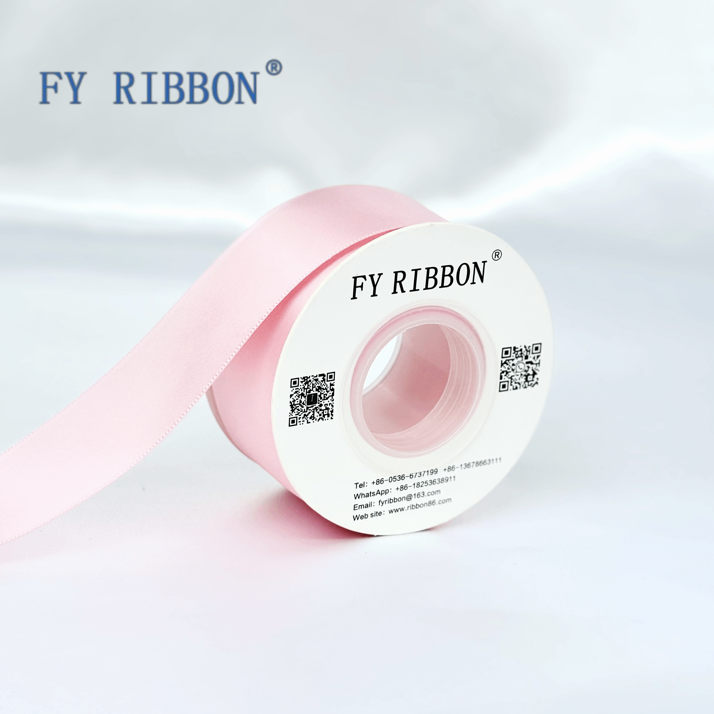 GRS/RPET RIBBON Double face satin ribbon-A