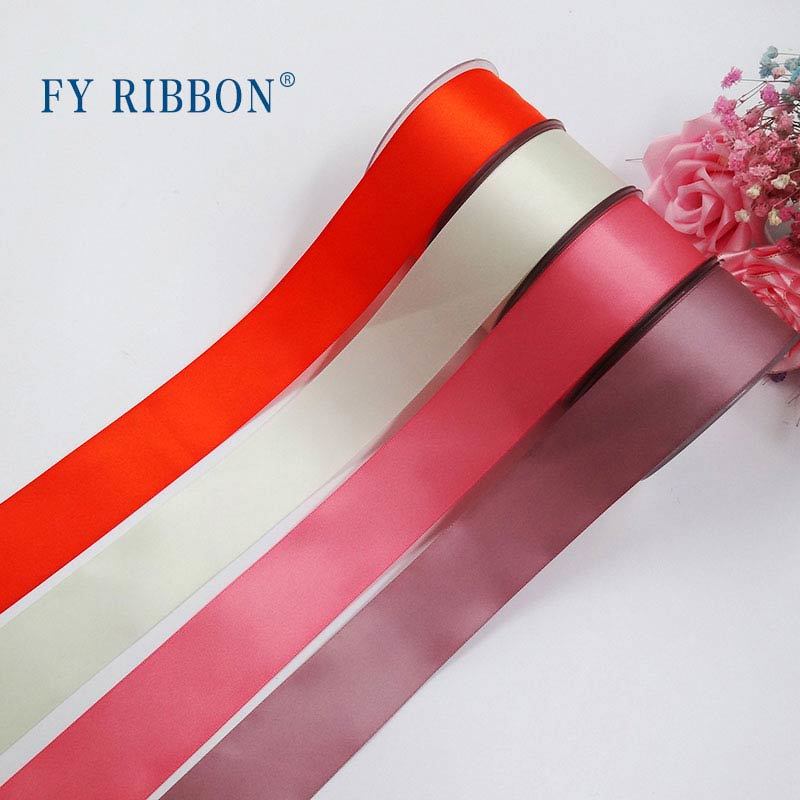 GRS/RPET RIBBON Double face satin ribbon