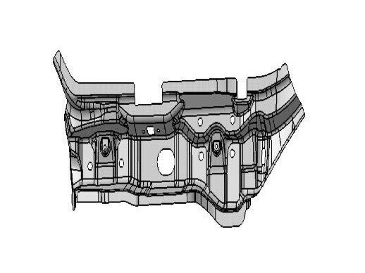 Hinge reinforcing plate (left / right)