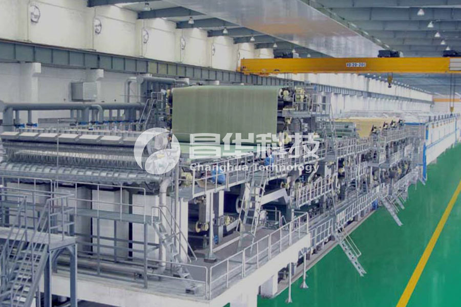 Jintian Paper 5600/500 gray board paper machine with an annual output of 350,000 tons