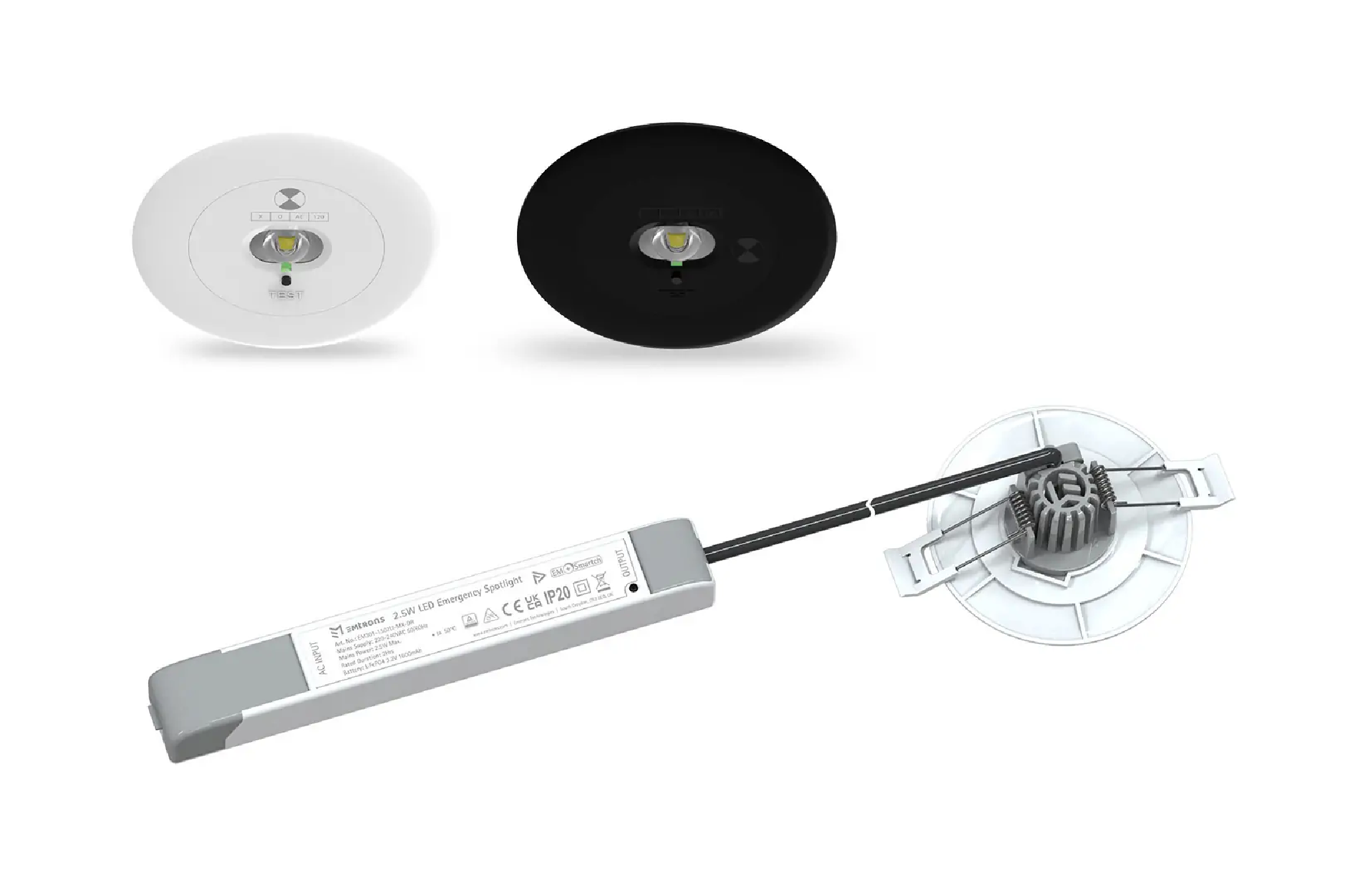 What are maintained emergency lights and non maintained emergency lights