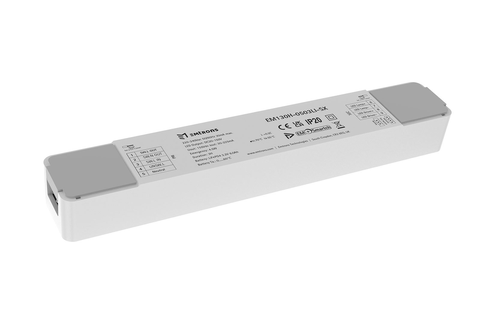 Wide voltage constant power  External emergency kit EM130H