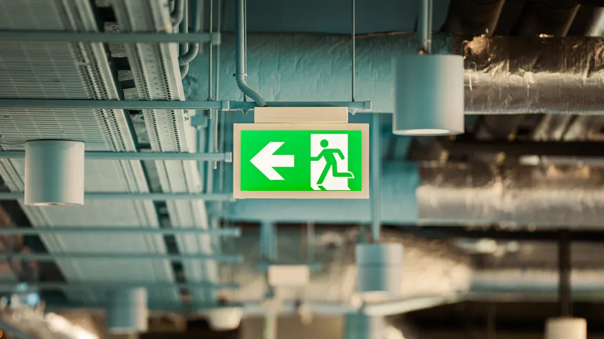 Emergency light color standards and international norms