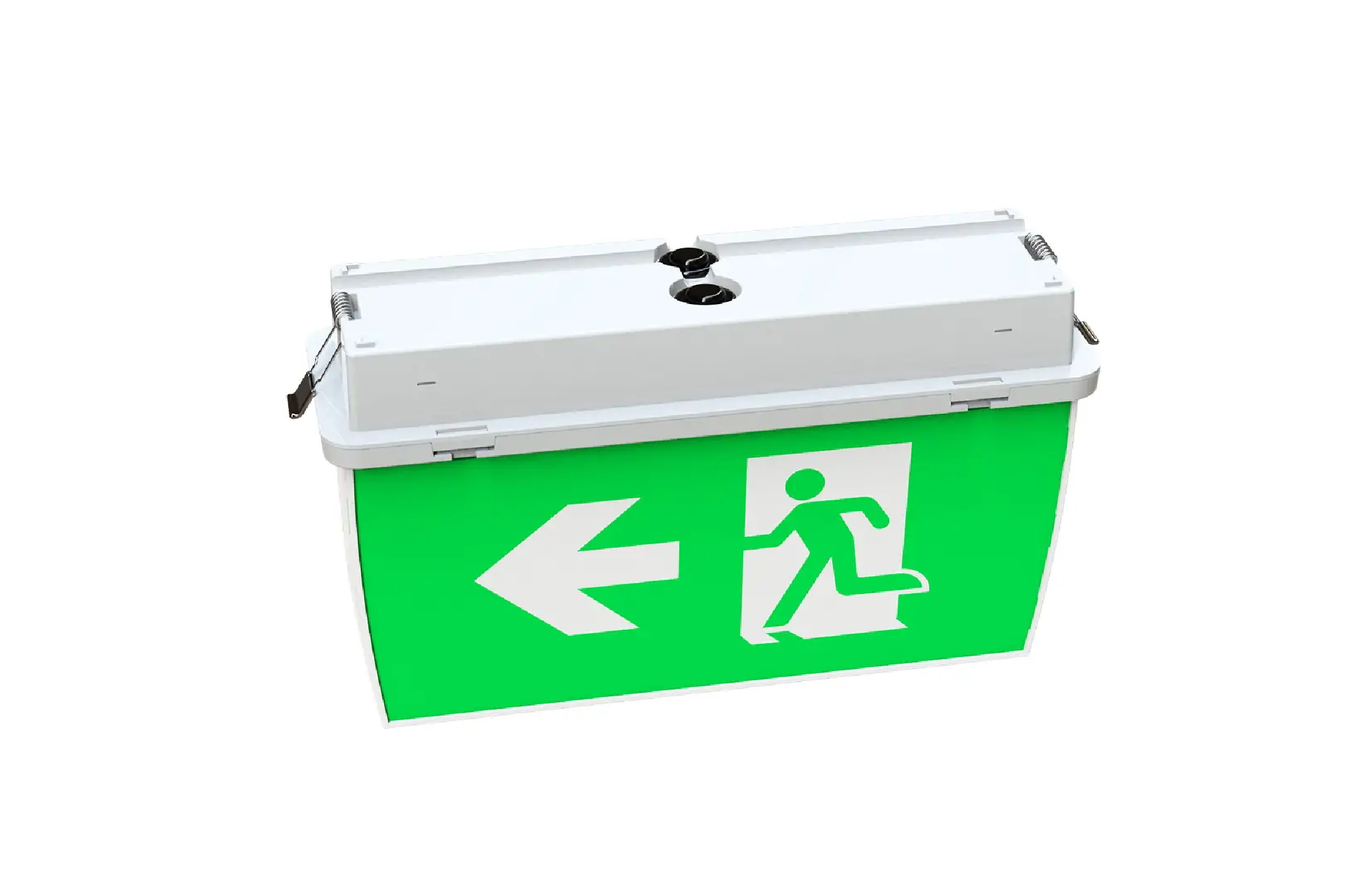 What are the types of emergency lights