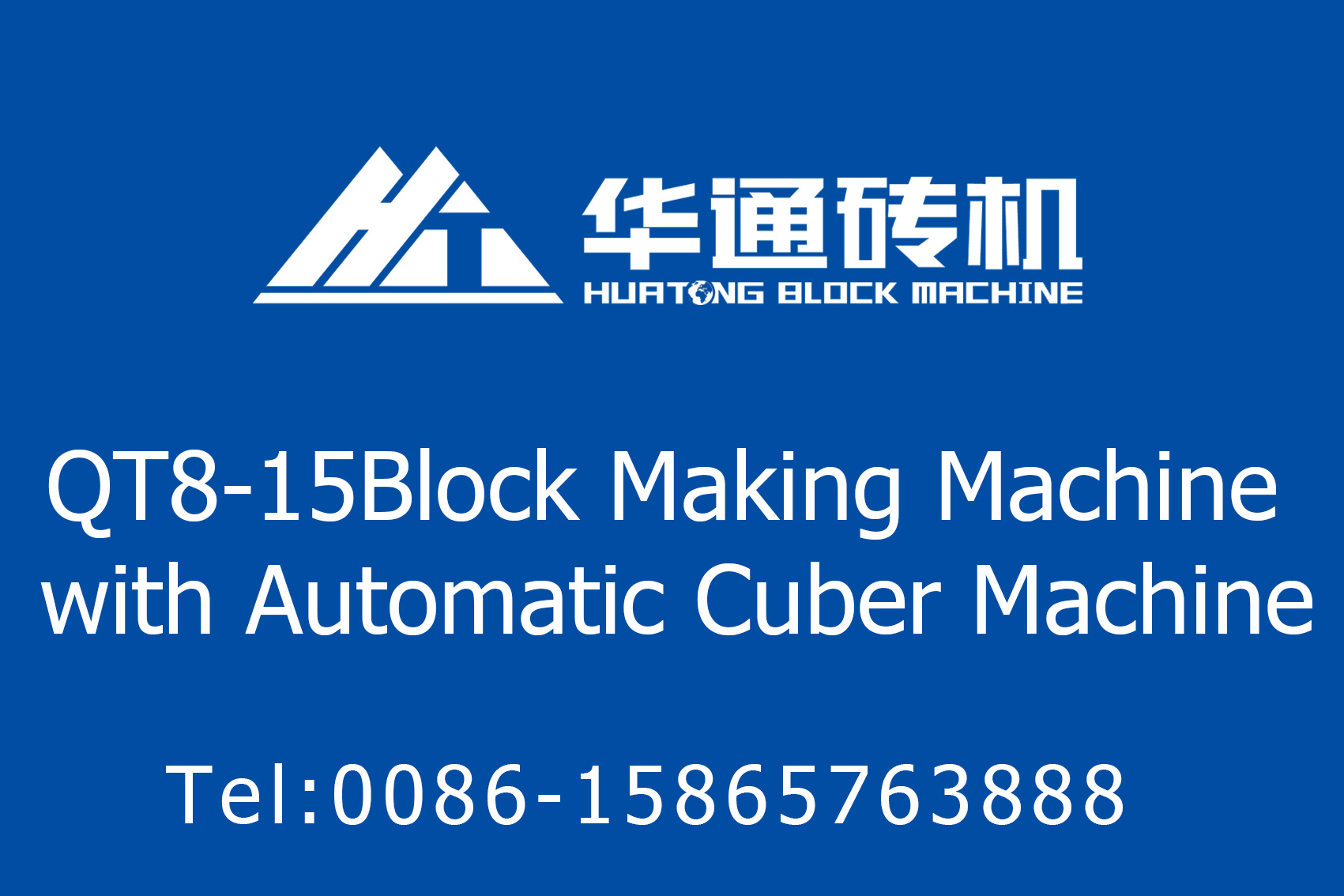 QT8-15Block Making Machine with Automatic Cuber Machine