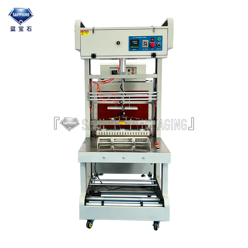 Semi-automatic Sleeve sealing and cutting shrink machine