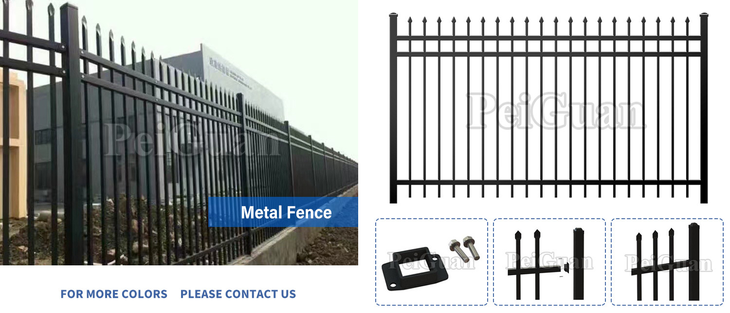 Metal Picket Fence
