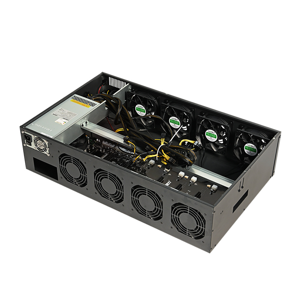 Lianli 857S 70MM Spacing 8 gpu server case mining rig case