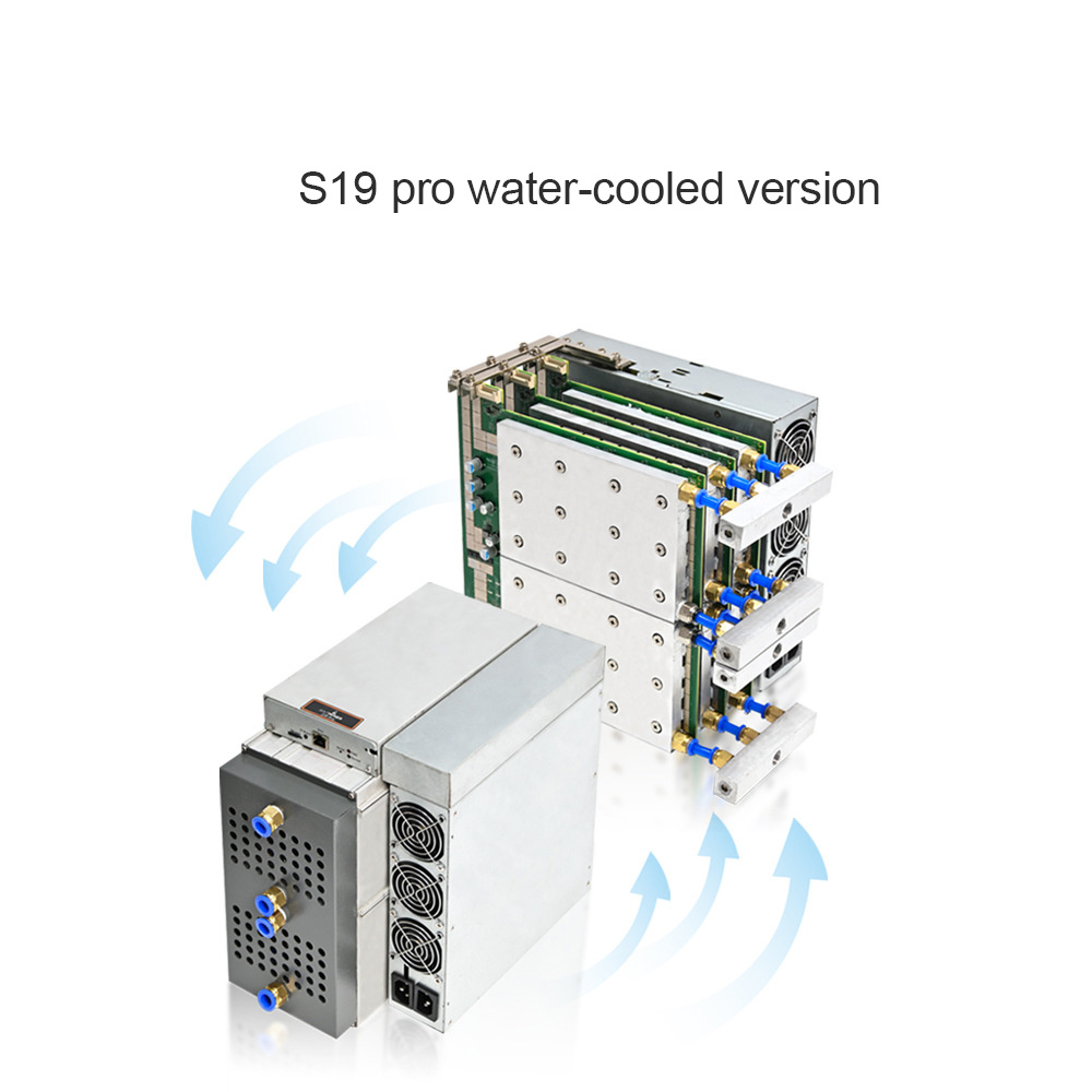 lianli ANTMINER s19j pro water-cooled version improves profitability overclocking solution water cooling plate supports full model customization