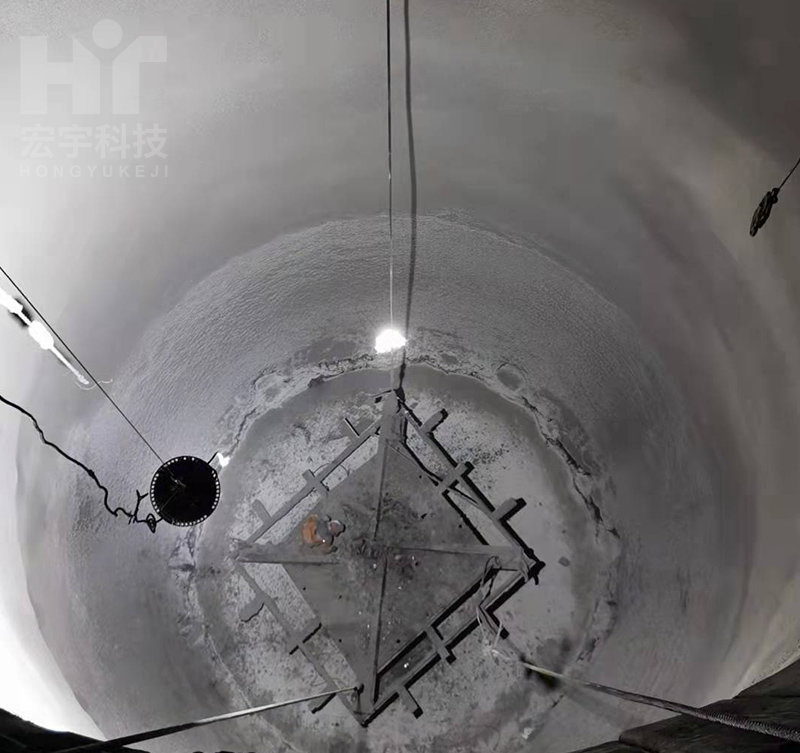 江西某鋼鐵公司1780m3高爐噴涂施工項目
