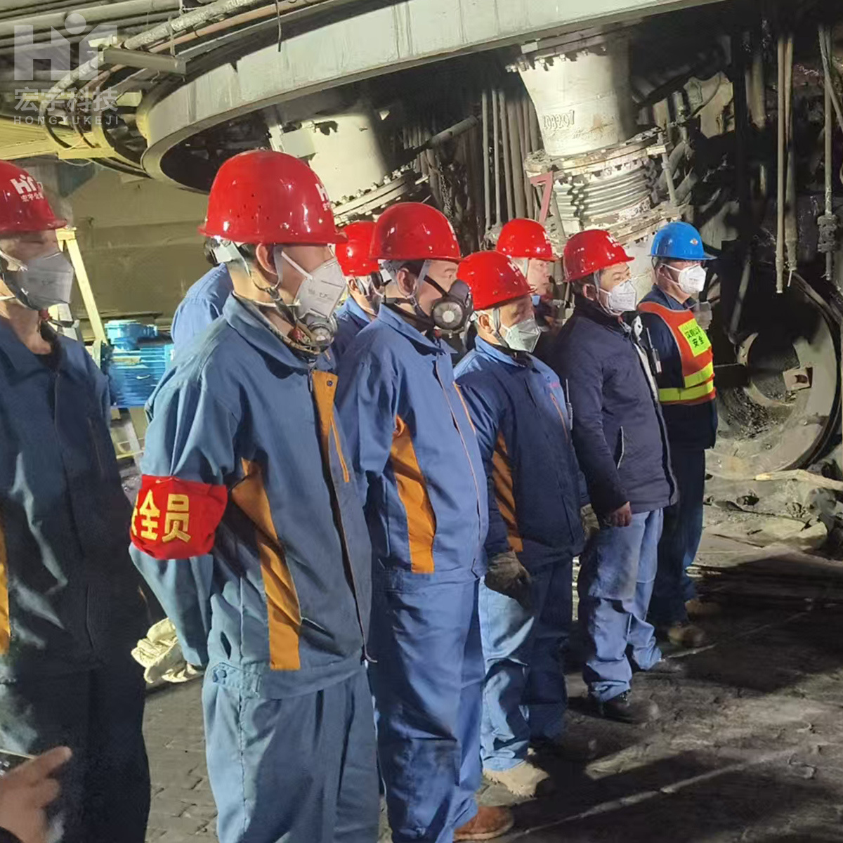 陜西某鋼廠高爐爐缸清理及澆筑項目