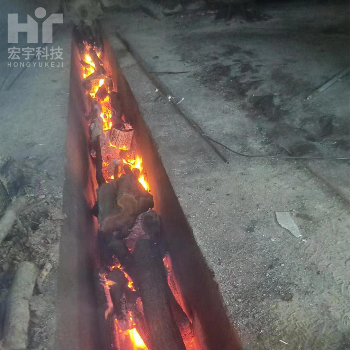 遼寧某鋼廠渣鐵溝施工項目