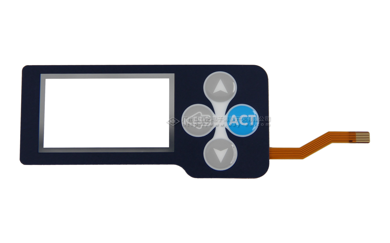 Window +OCA tactile switch