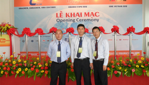 宏伟农机参加越南国际工业及原材料展览会